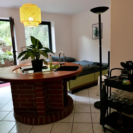 Schoenes Apartment Mit Terrasse Im Steingarten Bad Vilbel Exterior photo